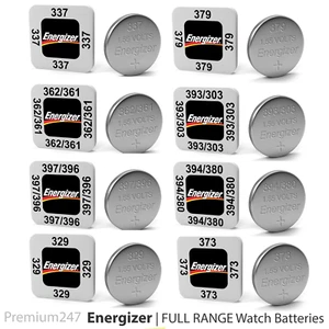 ENERGIZER Silver Oxide 1.5V Watch Batteries ALL SIZES 357 386 377 364 399 371 UK - Picture 1 of 28