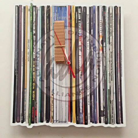 ALLIANCE DISTRIBUTION VINYL RECORD PROMOTIONAL WALL CLOCK sufjan stevens caribou Cover