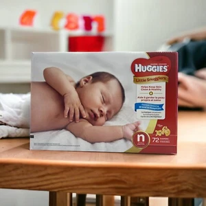 Huggies Little Snugglers Baby Diapers Size Newborn, 72ct - Picture 1 of 2
