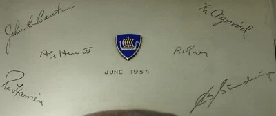 1954 年军事北约 830 银盒盟军在二战后挪威古董 — 第 1/4 张图片