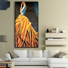 48"Home wall decor art handmade Oil painting modern abstract woman in oil canvas