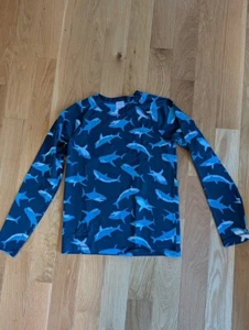 New Hanna Andersson Rash Guard Swim Shirt Size 150 - Picture 1 of 2