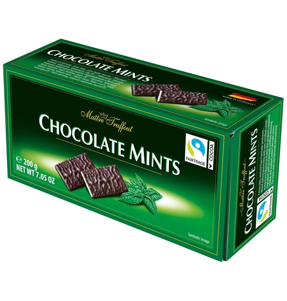 Maitre Truffout Chocolate Mints 200g MHD 4/21