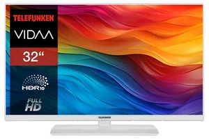Telefunken 32 Zoll Fernseher VIDAA Smart TV Full HD HDR LED TV mit Triple-Tuner - Bild 1 von 7