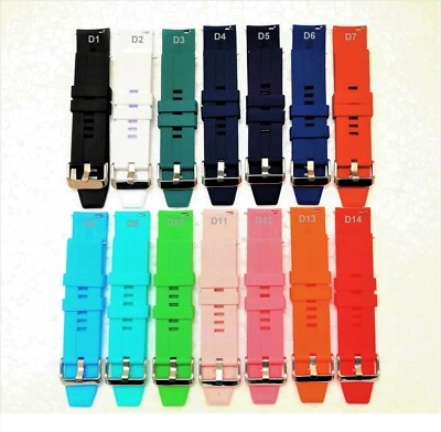 Correa De Silicona Para Reloj - Ancho 22 mm - Deportiva Resistente Al Agua - Imagen 1 de 4