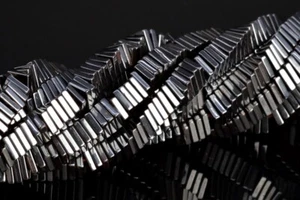 4x1MM Black Hematite Square Slice Beads Grade AAA Natural Gemstone Loose Beads - Bild 1 von 4