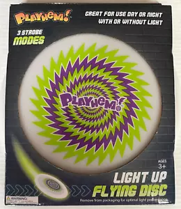 Light-Up Flying Disc 3 Strobe Modes 10.5 Inch by Playhem NEW - Picture 1 of 4