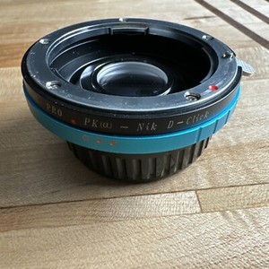 Fotodiox Mount Adapter for Pentax K Lens to Nikon F-Mount Camera #PK-NK-G