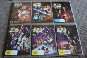 STAR WARS ORIGINAL TRILOGY DVD THEATRICAL VINTAGE CINEMA CUT VERSIONS IV V VI ++ - Bild 1 von 3