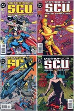 METROPOLIS SCU #1 #2 #3 #4 COMPLETE (DC 1994-95) SUPERMAN WHITE PAGES NEAR MINT