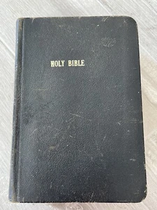 Holy Bible - Master Guide Edition - Indexed - Red Letter - Black Leather - 1939 - Picture 1 of 13