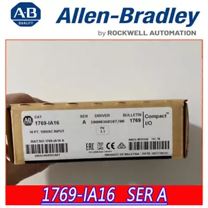 New Factory Sealed 1769-IA16 SerA CompactLogix 16 Pt 120VAC D/I Module 1769IA16 - Picture 1 of 3