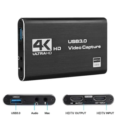 4K Audio Video Capture Card To USB 3.0 HDMI Video Capture Device Full HD UK SELL - Image 1 of 4