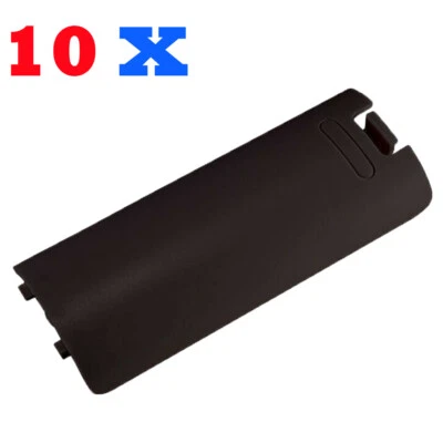 10x Cubierta de batería de repuesto para mando Wii negro Foto 1 de 4