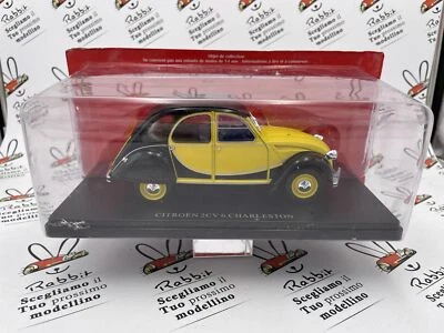 DIE CAST 1/24 " CITROEN 2CV 6 CHARLESTON 1982 "  TEST HACHETTE - Immagine 1 di 2