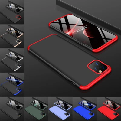 GKK Hülle iPhone 11 Pro Max Full Cover 360° Grad Handy Schutz Case Tasche Glas Folie