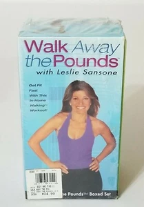 Walk Away The Pounds Box Set Vhs Leslie Sansone Exercise Fitness 3 Tapes Home - Picture 1 of 12
