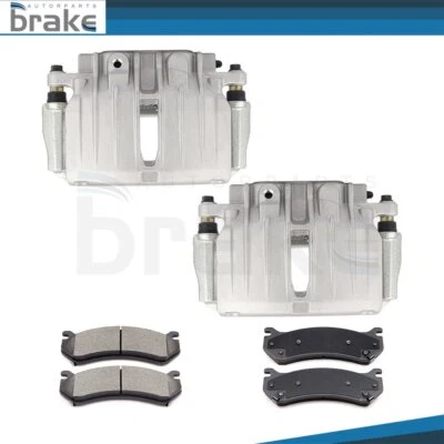 2x Pinzas de freno traseras y 4x Pastillas de cerámica para GMC Yukon XL 1500 2000-2006 Foto 1 de 4