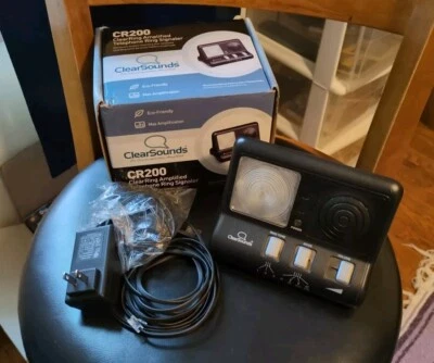 ClearSounds CR200 ClearRing Señalizador de anillo telefónico amplificado Caja abierta Funciona  Foto 1 de 3