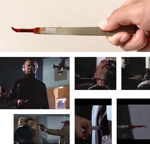 Halloween 2 1981 Michael Myers knife Scalpel Bloody steel replica prop - Picture 1 of 5
