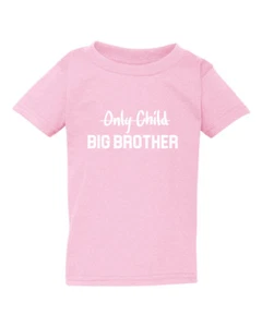Youth Toddler Big Brother T Shirt New Baby Birth Announcement Boy Sibling Bro - Picture 1 of 8