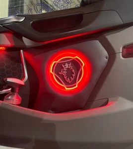 BELEUCHTETE LED SCANIA S R STREAMLINE TOPLINE TÜRKARTEN ABDECKUNGEN 24V - Bild 1 von 5