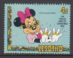 Sello Disney 12 Días de Navidad Lesoto MNH 1982 (141785) - Imagen 1 de 1