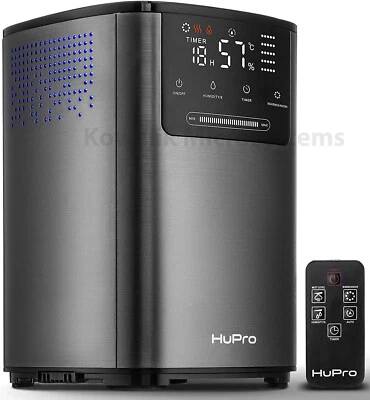 HUPRO Top Fill Cool Mist & Warm Mist Humidifier for Large Room Home Bedroom Living ..