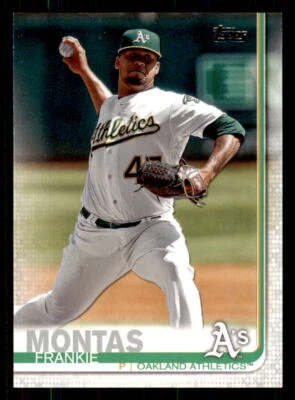 2019 Topps Update #US215 Frankie Montas Oakland Athletics - Image 1 of 2