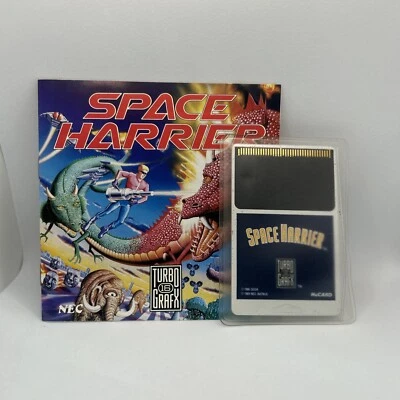 Space Harrier TurboGrafx 16 Manual and Game! No Case! FAST SHIPPING! - Image 1 of 4