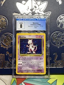 Mewtwo 010/102 Base Set Holo CGC Grade 8 NM-MT - Bild 1 von 2