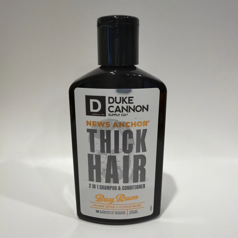 Duke Cannon Supply Co. News Anchor 2-in-1 Shampoo & Conditioner, Bay Rum 10... - Image 1 of 1