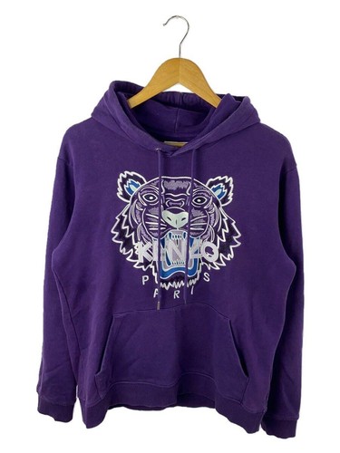 Felpa con cappuccio KENZO L cotone viola FB65SS3334XA usata