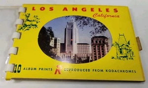 JUEGO DE 10 POSTALES VINTAGE DE PRINCIPIOS DE LOS AÑOS 50 DE LOS ANGELES HOLLYWOOD CALIF. KODACHROME - Imagen 1 de 4