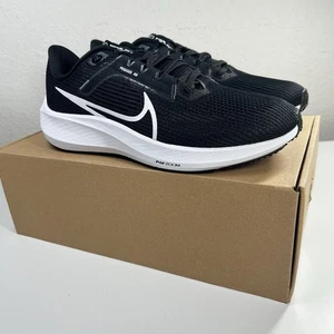 Nike Air Zoom Pegasus 40 10 Black White Women Running Shoes Sneaker DV3854-001 - Picture 1 of 10