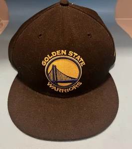 Gorra New Era Golden State Warriors 59FIFTY negra ajustada talla 8 - Imagen 1 de 7