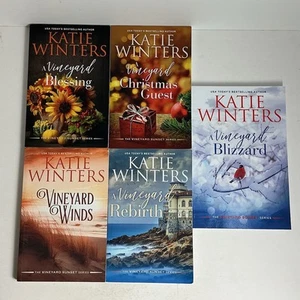 Katie Winters Vineyard PAPERBACK LOT Rebirth Winds Blessing Blizzard - Picture 1 of 15