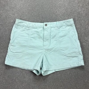Patagonia Shorts Womens Size 14 Blue 3" Inseam Cord Stand Up Hiking Trail Lady - Picture 1 of 11