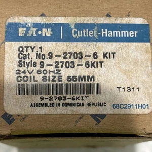Eaton 9-2703-6 KIT, dimensione bobina 65 MM, 24V 60 Hz, nuovo - Foto 1 di 6