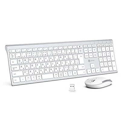 iClever Keyboard Wireless Keyboard Mouse Set Japanese JIS Layout Quiet - Image 1 of 4