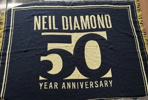 Neil Diamond 50th Anniversary Tapestry/throw - Picture 1 of 6