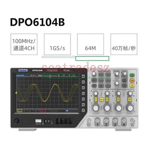 Osciloscopio multifuncional Hantek DPO6104B 100 MHz 4 canales muestreo 1GSa/s - Imagen 1 de 1