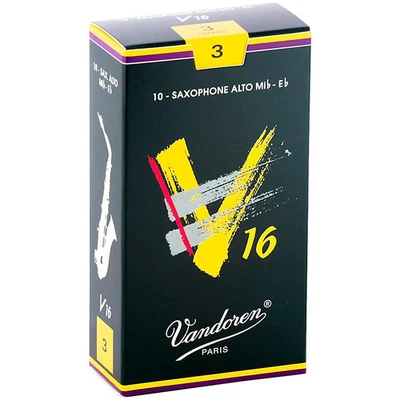 Vandoren Alto Sax V16 Reeds Strength 3 Box of 10 - Image 1 of 3