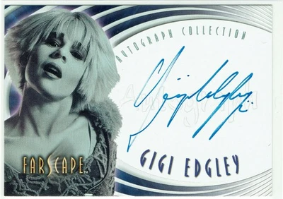 Tarjeta autógrafa Farscape temporada 1 A3 Gigi Edgley como Chiana Foto 1 de 3