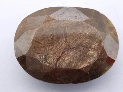 284.90 Ct Natural Untreated EGL Certified Oval Cut Bi-Color Huge Sapphire - Image 1 of 4