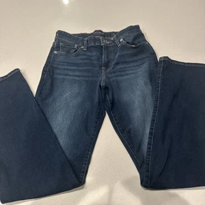 Pantalones de mezclilla Lucky Brand para mujer 8/29 Sweet tiro medio tobillo recto lavado oscuro - Imagen 1 de 10