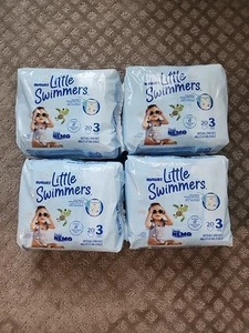 Huggies Little Swimmers Disposable Swim Diapers, Nemo, SIZE 3 (16-26Lbs) 80ct - Picture 1 of 3