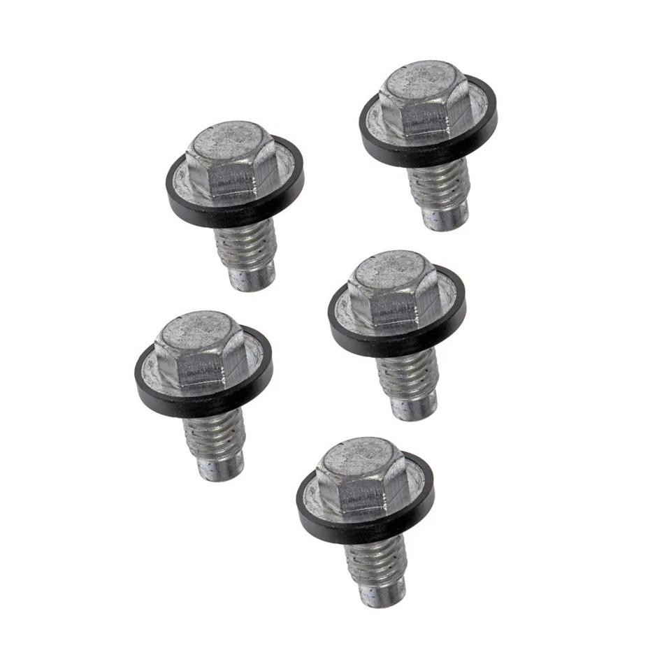 For Ford E-150 Econoline Club Wagon 1997-2000 Oil Drain Plug | 5 Pieces | Steel - Image 1 of 4