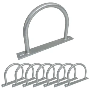 Dock Piling Hoop on Plate - 10" - Hoop Pile Holder - 2" Plate, 3/8" thick (8) - Bild 1 von 4
