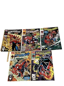MARVEL COMICS: SPIDER-MAN #3-7 NM/NM+ MCFARLANE COVER 1991/'92 - Picture 1 of 15